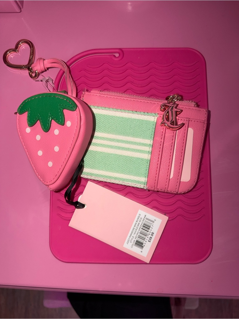 Juicy - Paradise Mini Bundle - Retro Green/Cream - NWT - Picture 3 of 7